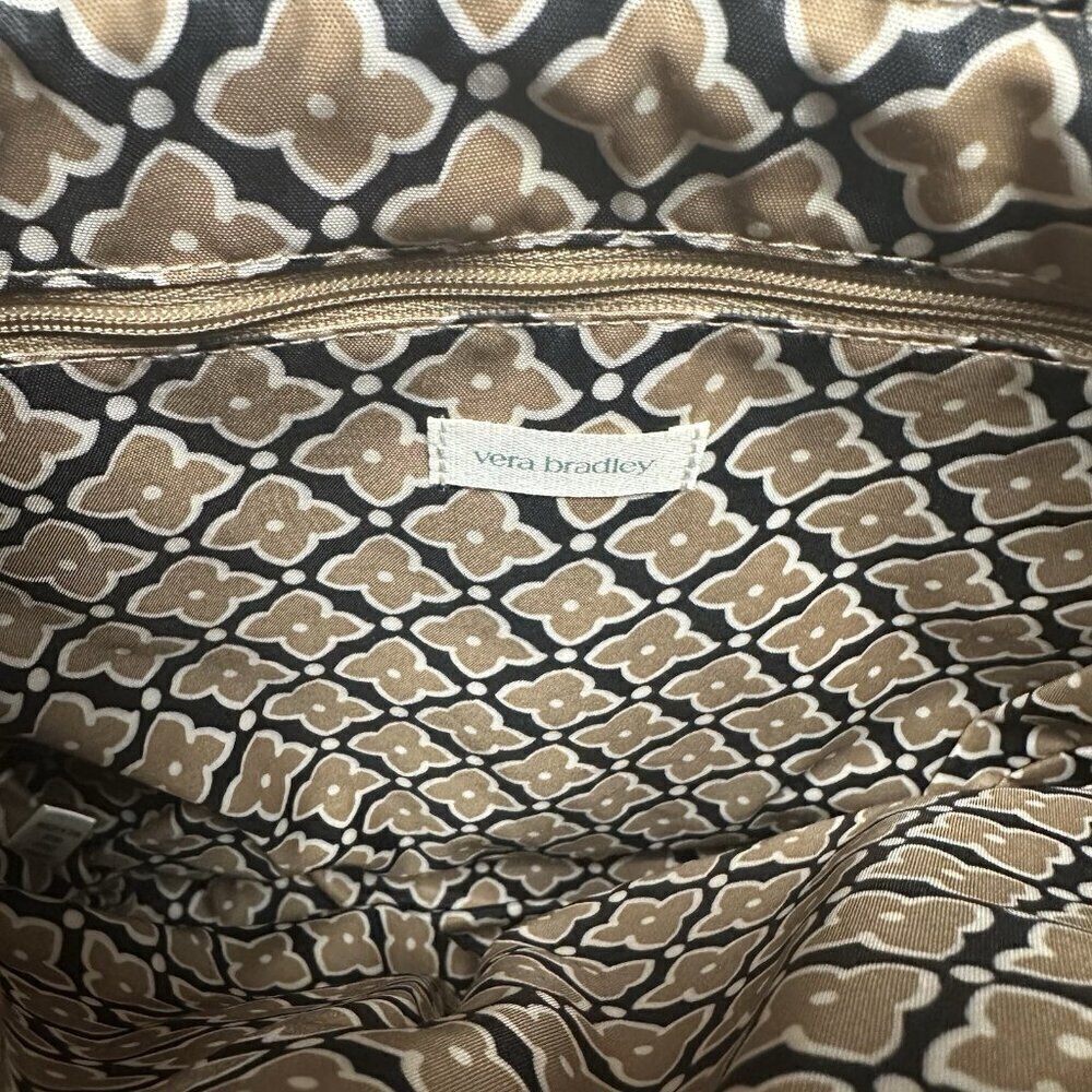 Vera Bradley Slouchy Bucket Shoulder Bag Tiger Eye Brown NWT - Picture 3 of 5